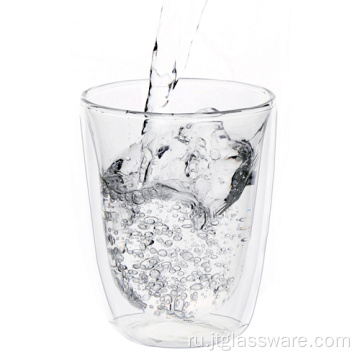 Чашка для воды из боросиликатного прозрачного стекла для чая и кофе